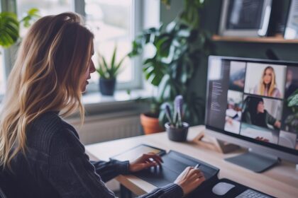 Praca hybrydowa - akcesoria